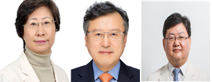 왼쪽부터 손진희 교수, 김흥태 수석의사, 전성수 교수