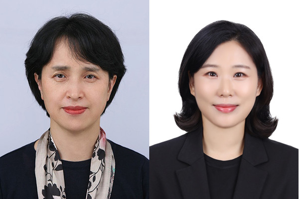 조윤숙 부회장(왼쪽)과 김재송 홍보이사
