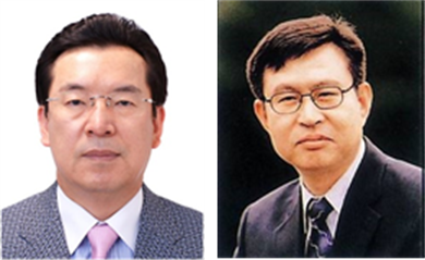 전인구 회장(왼쪽)과 김영수 교수