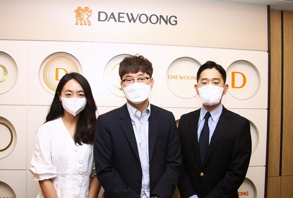 대웅제약 소화기사업팀 장진화PM, 서욱 팀장, 이재빈PM(사진 왼쪽부터)