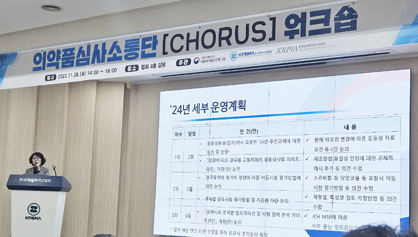 김소희 과장이 소통단 동등성심사분과의 내년도 주요 추진계획을 설명했다.